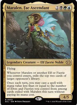 Maralen Fae Ascendant 233 Lorwyn Eclipsed Magic the Gathering - Image 1