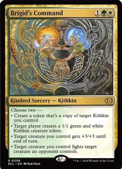 Brigid's Command 208 Lorwyn Eclipsed Magic the Gathering - Image 1