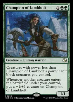 1 x Champion of Lambholt - Commander: March of the Machine - Light Play - MTG - Image 1