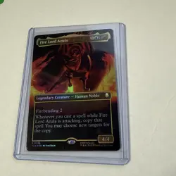 MTG Fire Lord Azula (0334) (Borderless) Avatar: The Last Airbender Foil - Image 1