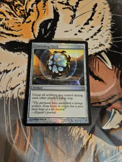 Unwinding Clock New Phyrexia Foil Lightly Played MTG - Image 2