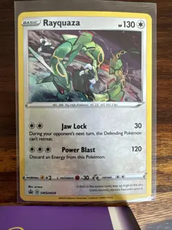 Rayquaza SWSH029 Holo Promo Sword & Shield Promo Pokemon Holo Near Mint - Image 1