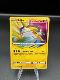 Raikou 050/185 Vivid Voltage Secret Rare Holo Pokemon Card - Image 1
