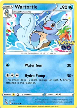 Wartortle 016/078 Pokemon GO Pokemon - Image 1