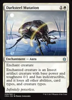 1 x Darksteel Mutation - Commander Anthology - Light Play - MTG - Image 1