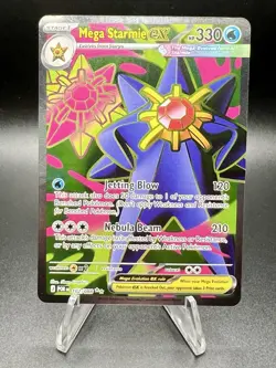 Pokemon TCG Mega Starmie EX 102/088 Ultra Rare Holo Perfect Order (See Photos) - Image 1