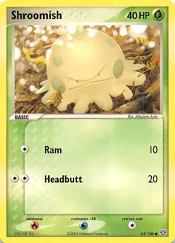 Shroomish 63/106 Emerald Pokemon - Image 1