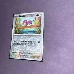 Pokemon - Rattata 019/165 - Scarlet & Violet 151 - Reverse Holo - Near Mint - Image 1