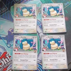 Pokemon Hop's Snorlax x4 (Playset) 117/159 Prize Pack Stamped Common NM - Image 2