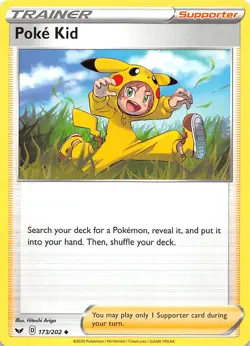 Poke Kid 173/202 SWSH01: Sword & Shield Base Set Pokemon - Image 1