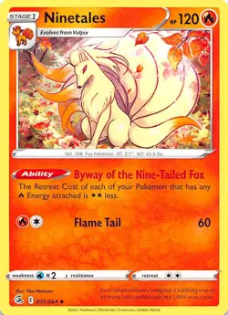 Ninetales 31 031/264 SWSH08: Fusion Strike Pokemon - Image 1
