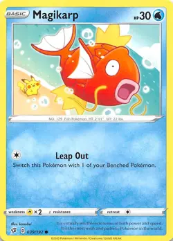 Magikarp 039/192 SWSH02: Rebel Clash Pokemon - Image 1