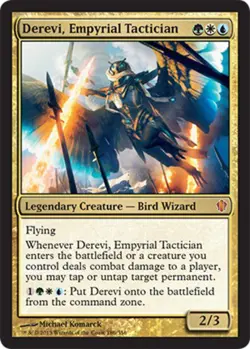 1 x Derevi, Empyrial Tactician - Commander 2013 - Light Play - MTG - Image 1