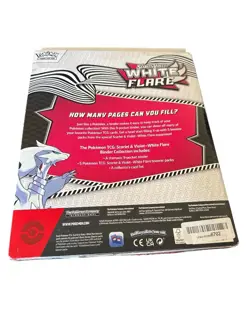 Pokemon TCG: Scarlet & Violet 10.5 White Flare Binder Collection Box Used - Image 3