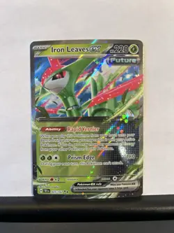 Pokemon Iron Leaves ex 025/162 SV05: Temporal Forces Holo EN - Image 1