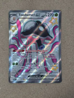 Toedscruel ex 213/091 Paldean Fates Shiny Ultra Rare Full Art Pokemon TCG - Image 1