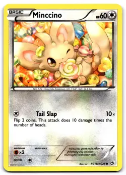 MINCCINO RC18/RC25 HOLO LEGENDARY TREASURES: RADIANT COLLECTION POKEMON NM - Image 1