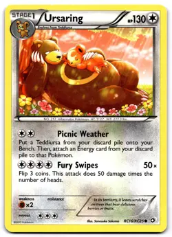 URSARING RC16/RC25 HOLO LEGENDARY TREASURES: RADIANT COLLECTION POKEMON NM - Image 1