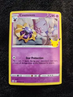 Pokemon TCG Cosmoem Celebrations 014/025 Holo Holo Rare - Image 1