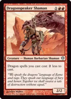 1 x Dragonspeaker Shaman - Archenemy (2010) - Light Play - MTG - Image 1