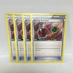 Energy Retrieval 126/160 - Play Set (x4) - Pokemon TCG: Primal Clash MP - Image 1