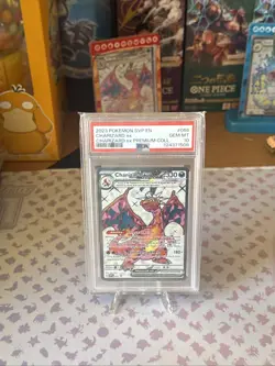 Pokemon 2023 Charizard ex 056 Scarlet & Violet Promo Full Art Holo PSA 10 - Image 1