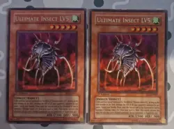 1x ULTIMATE INSECT LV5 FET-EN007 Rare 1st Edition Light Play+ Yu-Gi-Oh! TCG LP - Image 1