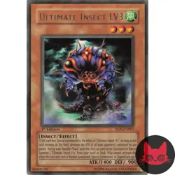 Yugioh Ultimate Insect LV3 RDS-EN007 Rare 1st Edition LP - Image 1