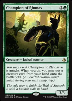 1 x Champion of Rhonas - Amonkhet - Light Play - MTG - Image 1