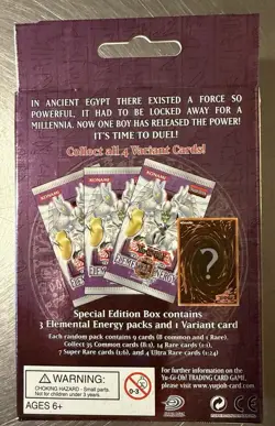 Yugioh Elemental Energy Special Edition (European) Box Factory Sealed - Image 2