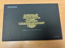 Yu-Gi-Oh! World Championship 2017 Limited Envelope – One of 2500 – KONAMI - Image 1