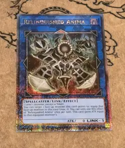 Yugioh Relinquished Anima MP24-EN007 1st Edition Quarter Century Secret Rare NM - Image 1