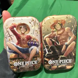 Bandai Namco One Piece Card Game Tin Pack Set Vol.2 2 Booster Packs English - Image 1