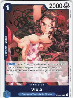 Viola Foil OP15-040 Adventure on Kami's Island One Piece - Image 1