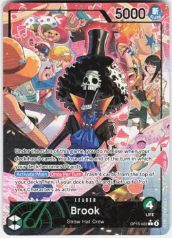 Brook Alternate Art Foil OP15-022 Adventure on Kami's Island One Piece - Image 1