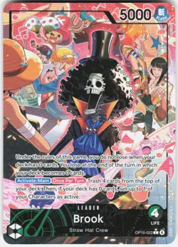 Brook Alternate Art Foil OP15-022 Adventure on Kami's Island One Piece - Image 1