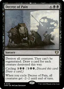 1 x Decree of Pain - Commander Masters - Light Play - MTG - Image 1