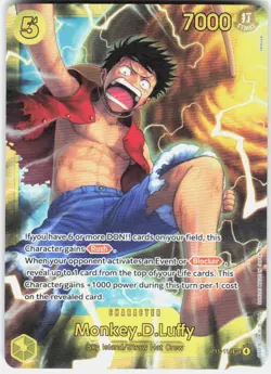 Monkey.D.Luffy Foil OP15-119 Adventure on Kami's Island One Piece - Image 1