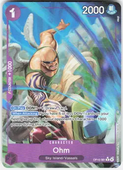 Ohm Alternate Art Foil OP15-061 Adventure on Kami's Island One Piece - Image 1