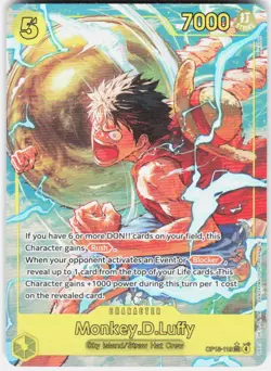 Monkey.D.Luffy Alternate Art Foil OP15-119 Adventure on Kami's Island One Piece - Image 1