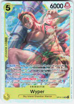 Wyper Foil OP15-114 Adventure on Kami's Island One Piece - Image 1
