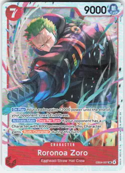 Roronoa Zoro Foil OP15-113 Adventure on Kami's Island One Piece - Image 1