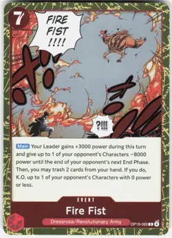 Fire Fist Foil OP15-020 Adventure on Kami's Island One Piece - Image 1