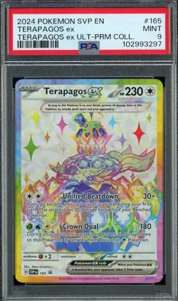 2024 Pokemon Terapagos Ultra Premium Coll #165 TERAPAGOS ex PSA 9 Mint - Image 1