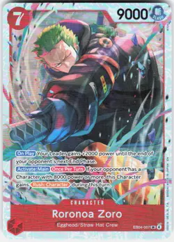 Roronoa Zoro Foil EB04-007 Adventure on Kami's Island One Piece - Image 1