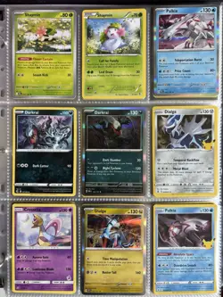 Pokemon Card Species Set Lot - 9x Unique Cards / Gen 4 Legendary & Mythic Family - Image 1