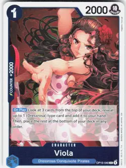 Viola Foil OP15-040 Adventure on Kami's Island One Piece - Image 1