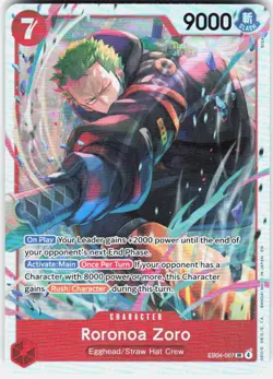 Roronoa Zoro Foil EB04-007 Adventure on Kami's Island One Piece - Image 1
