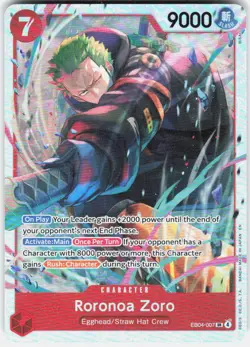 Roronoa Zoro Foil OP15-113 Adventure on Kami's Island One Piece - Image 1