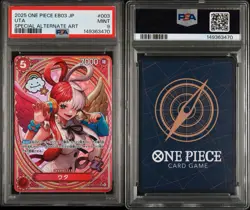 One Piece EB03 UTA, Tashigi, Koala PSA 9 w/ DragonScale Bumper Guard - Image 2